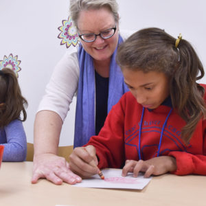 MercyEducationProject ED Kathy Tanner And Girls Students